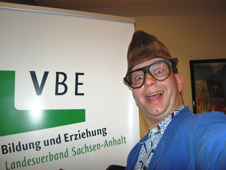 Komiker Comedy Hausmeister Kalle als Abendprogramm bei Tagung in Halle (Saale)